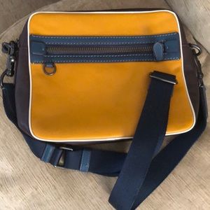 Coach Dylan Leather Color Block Crossbody